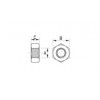 Nut metal  DIN 934 [051-m] (051025041553)