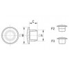 Decorative plug [054] (054044922003)