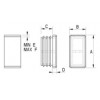 Rectagular Ribbed insert [057] (057351562003)