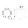 High wear Slide bearing [103-3] (103111019247)