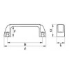 CABINET HANDLE [206-1] (206110069945)