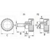 Fluted Grip knob [258] (258322559935)