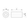 Spacer metal [311-m] (311430441556)