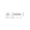 Crossed pan head screw [433] (433009011499)