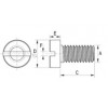 Slotted head screw [902] (902051200002)