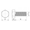 Hexagon bolt [904] (904102500002)