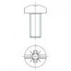 Slotted / Crossed head screw [905] (905043000002)